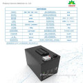 Battery Pack With Outlet Li-ion 60V30ah Triangle Lithium Ion LiFePO4 Battery Pack Manufactory